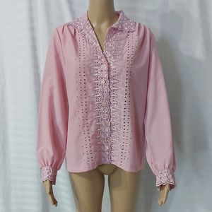 Lee Mar vintage  shirts size 10 color pink